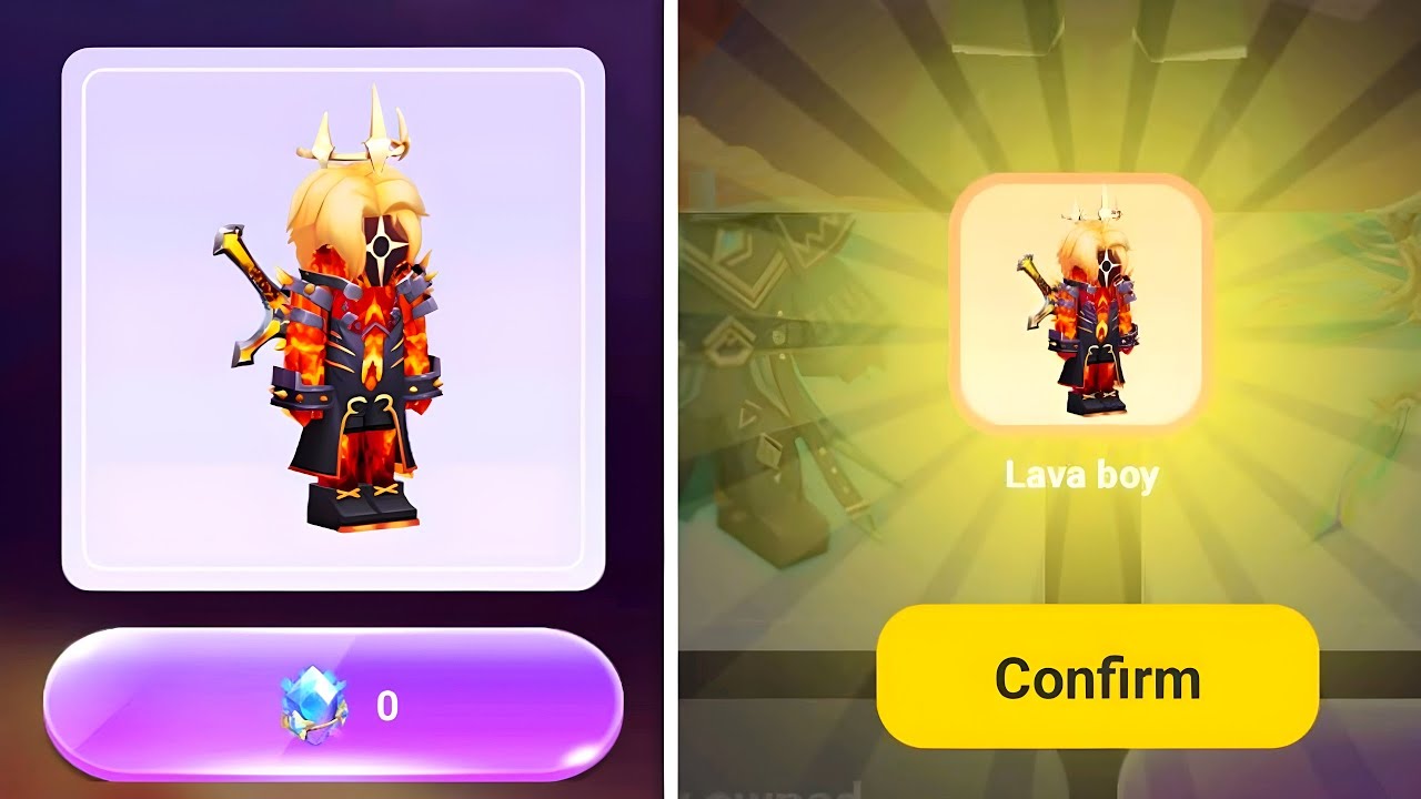 Free Lava Skin in Blockman Go!!