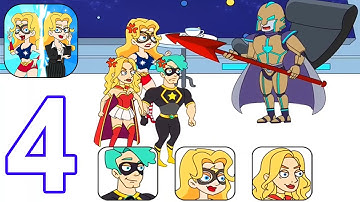 Girl Hero! - Gameplay Walkthrough Part 4 - All Levels 48-52 (Android, iOS)