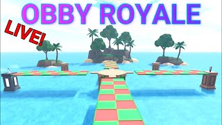 🔴LIVE🔴ROBLOX OBBY ROYALE