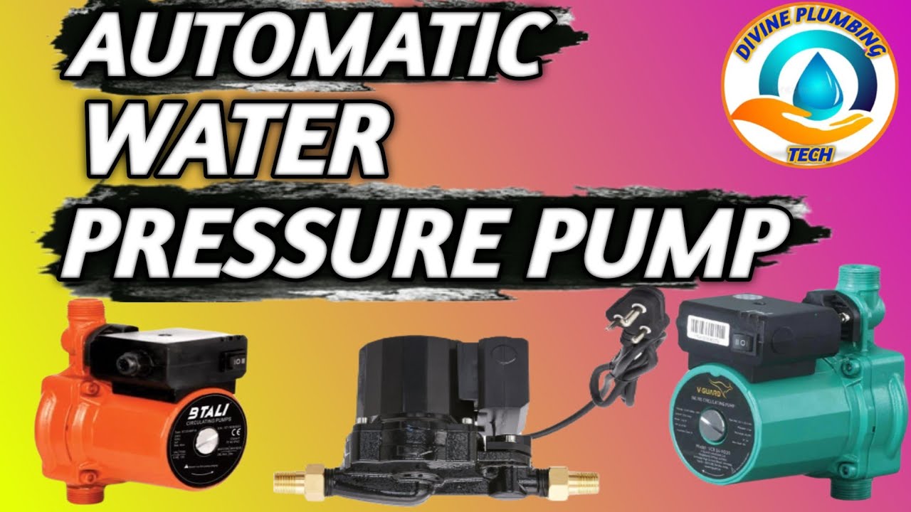 Inline water booster pump💦| Automatic booster pump|💦 Automatic pressure ...
