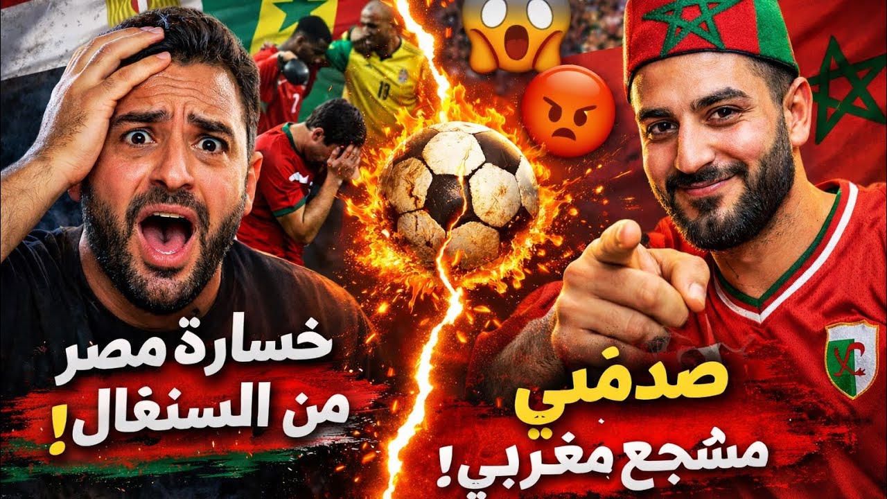 رد فعلي علي خسارة مصر وصدمتي من مشجع مغربي