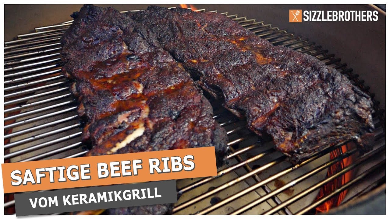 Beef Ribs vom Keramikgrill | Beef Ribs grillen grillrezepte vegan