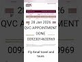 28 Jan Qatar appointment done l qatar qvc appointment available l QVC appointment done