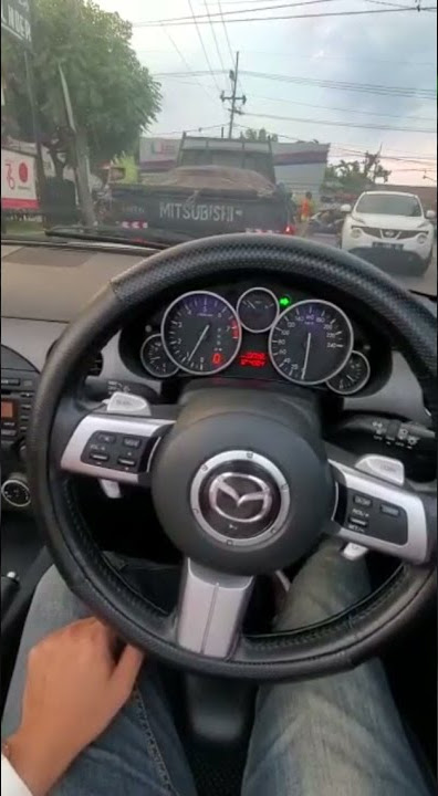 Video mentahan halu buat prank temen/Story Wa ||nyetir mobil mazda MX5 Miata di siang hari||