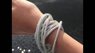 Браслет с кристаллами SWAROVSKI