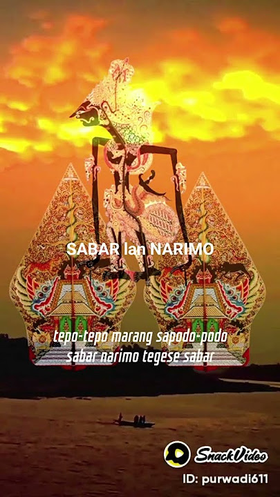 sabar lan narimo