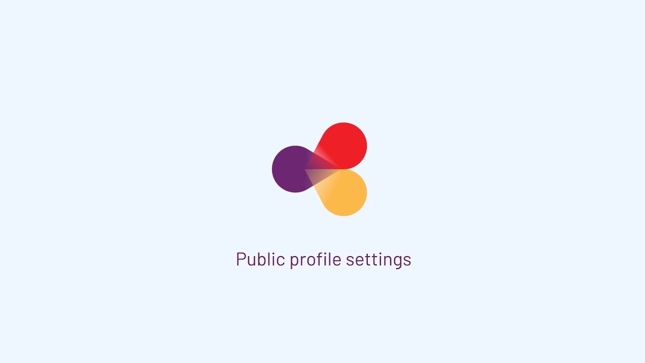 Public Profile Settings (TRIPLE Video Tutorial Series)