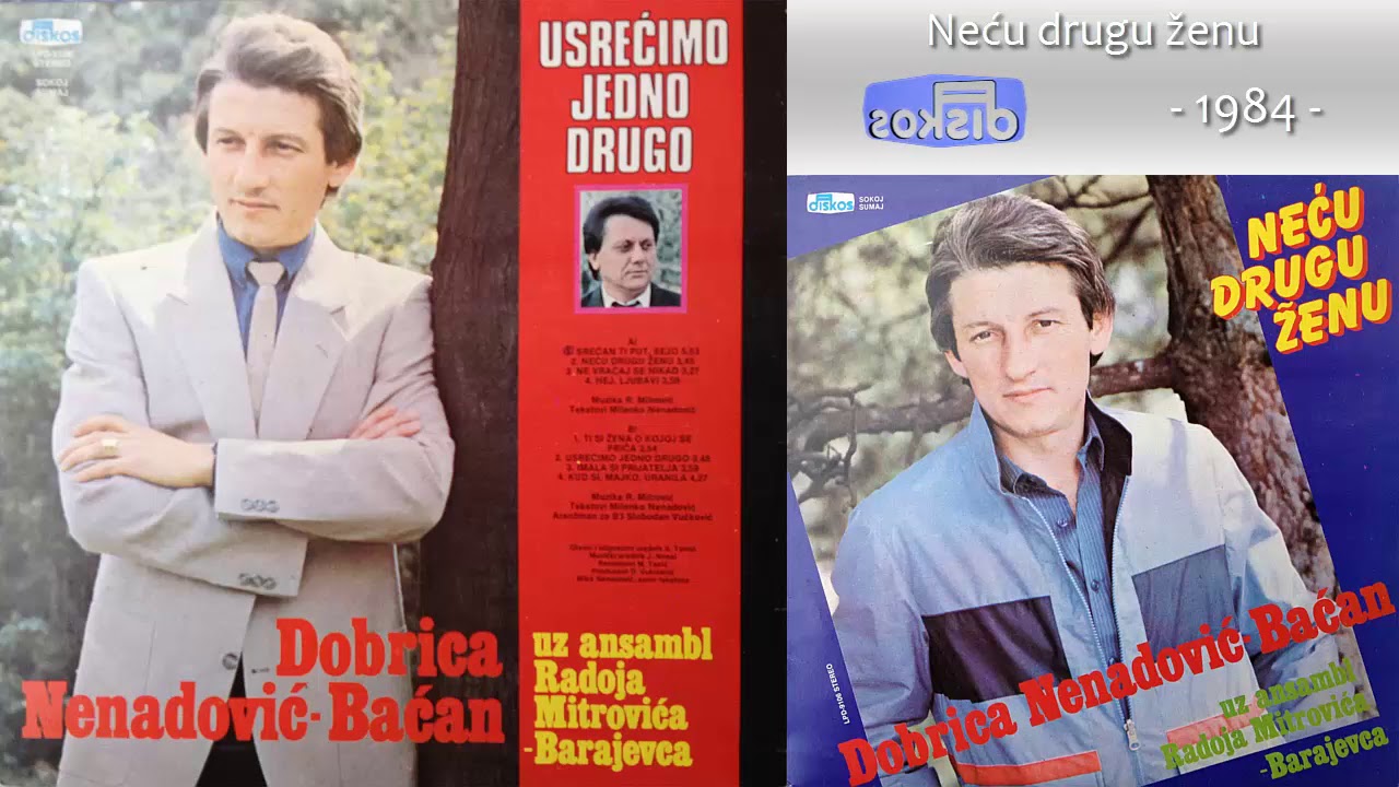 Dobrica Nenadovic Bacan - Necu drugu zenu - (Audio 1984)