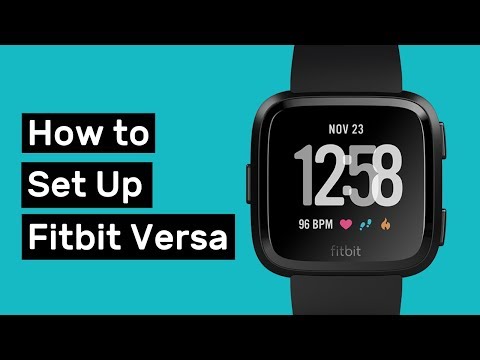 setting a fitbit watch