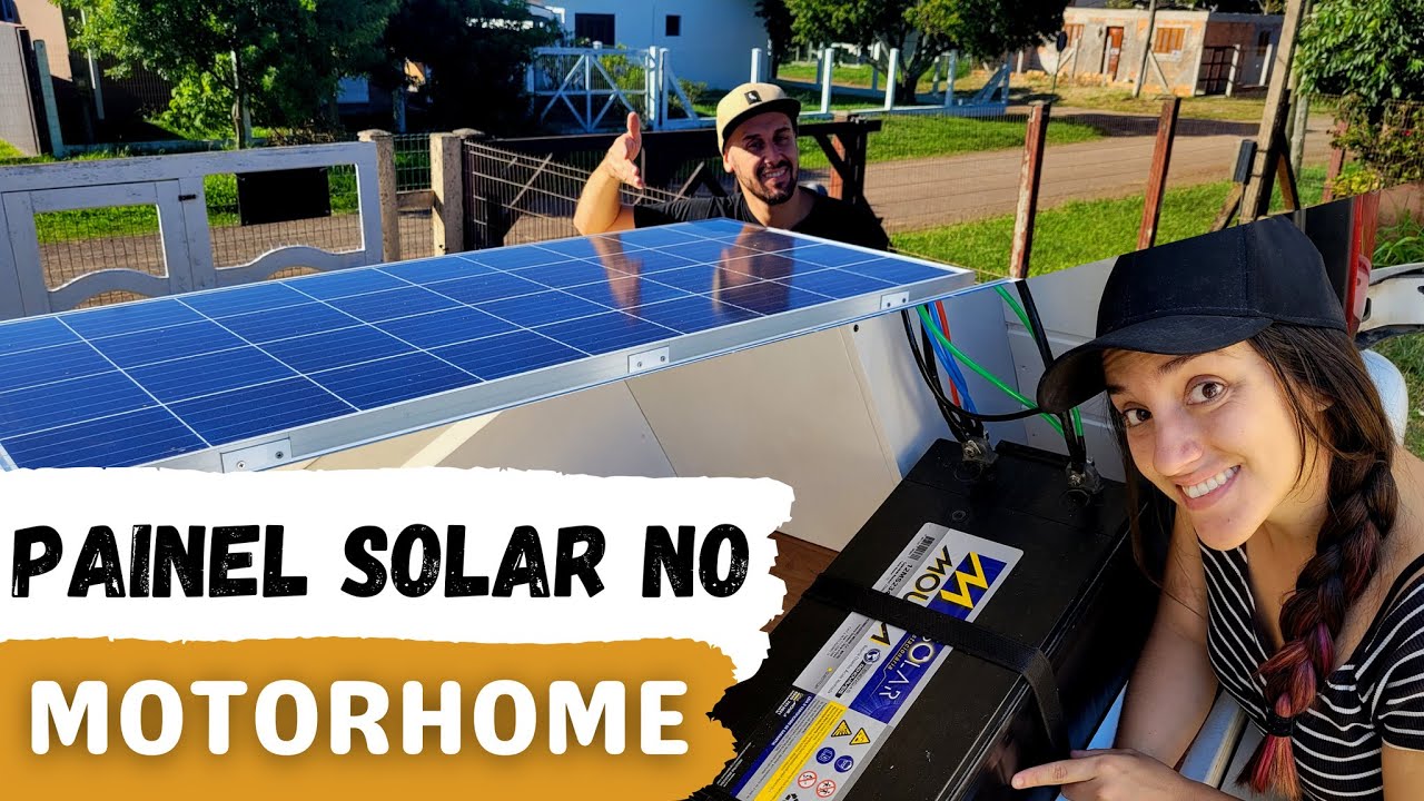 Painel solar + Controlador de carga + Bateria no motorhome | Energia Solar Off-Grid - T1 Ep26