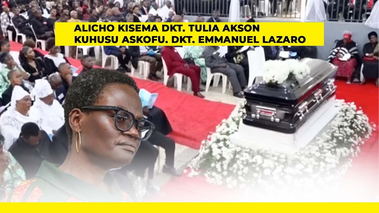 DKT. TULIA ASIMULIA HISTORIA YAKE NA ASKOFU EMMANUEL LAZARO MIAKA YA 1980, NILIKUWA MTOTO MDOGO