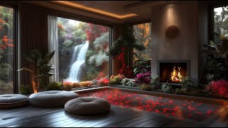 ☔️  Rainfall by the Fireplace: Ultimate Cozy Retreat - Cozy Rain and Fireplace Ambience