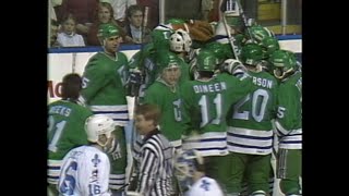 1986 Playoffs - Whalers OT win vs Nordiques