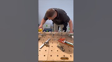 How to join a double J-trim for staircase stringer capping.! #carpentrytips #staircaserenovation