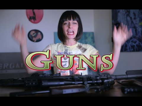 Gun Haul - This girl LOVES guns