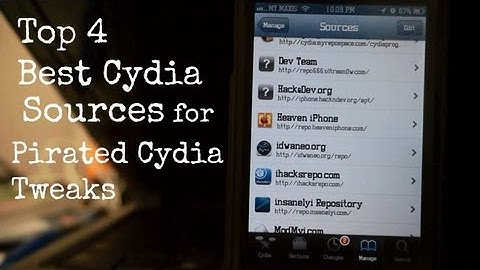 Top 4 Best Cydia Sources for Pirated Cydia Tweaks