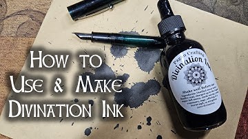How to use & make Divination Ink,  Witchcraft