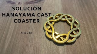 SOLUTION PUZZLE hanayama cast COASTER - It has given me more than one headache getting it solved 🤣.