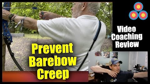 Helping a Barebow Archer with Creeping and Fixing His Release | Video Coaching Review