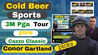 The 3M Open PGA Tour | Plus Cazzo Classic | Golf Picks 2022 | Conor Gartland