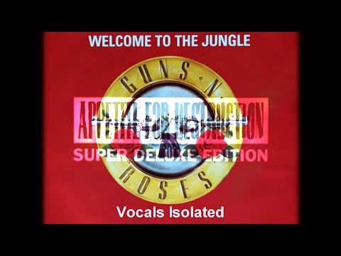 Guns N' Roses Welcome To The Jungle Vocals Isolated