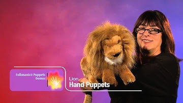 Folkmanis® Lion Puppet Demo - Retired