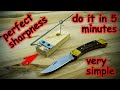 How to make a very simple knife sharpener in 5 minutes diy