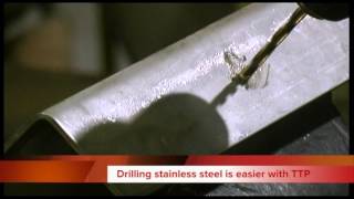 How to drill stainless steel easily  a quicker result from TTP