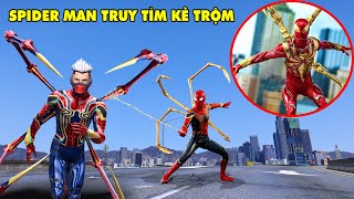 GTA 5 NGƯỜI NHỆN Spider Man Bị Kẻ Trộm Đột Nhập Lấy Mất Bộ Giáp SPIDER IRON Đặc Biệt Có 4 Chân Nhện