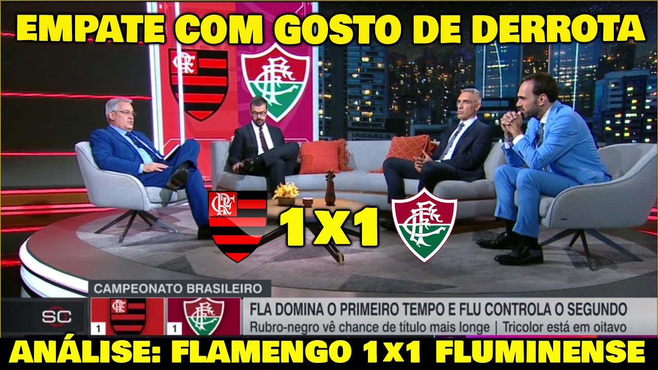 Flamengo fica só no empate com o Fluminense pelo Brasileirão