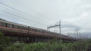 373系普通列車　黄瀬川の鉄橋を通過