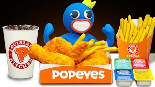 Asmr Mukbang Popeyes Crispy Fried Chicken Cheese Chicken Sandwich Cheese Stick