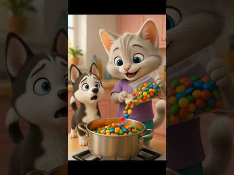 توكين يعمل أكبر آيس كريم في العالم والهسكي مش مصد ق   