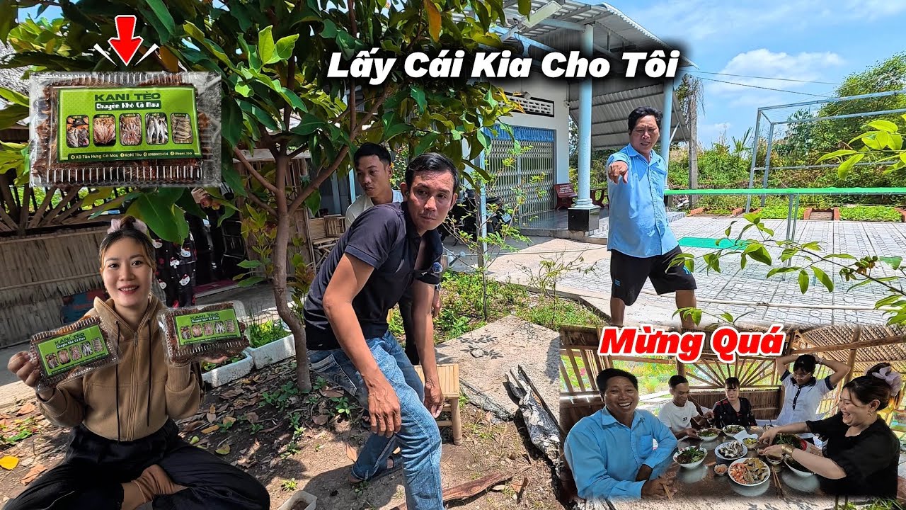 Quá Vui Mừng Khi Bán Hết Khô Và Mỹ Linh Nấu Nồi Bún Mắm Đãi Cho Gia Đình