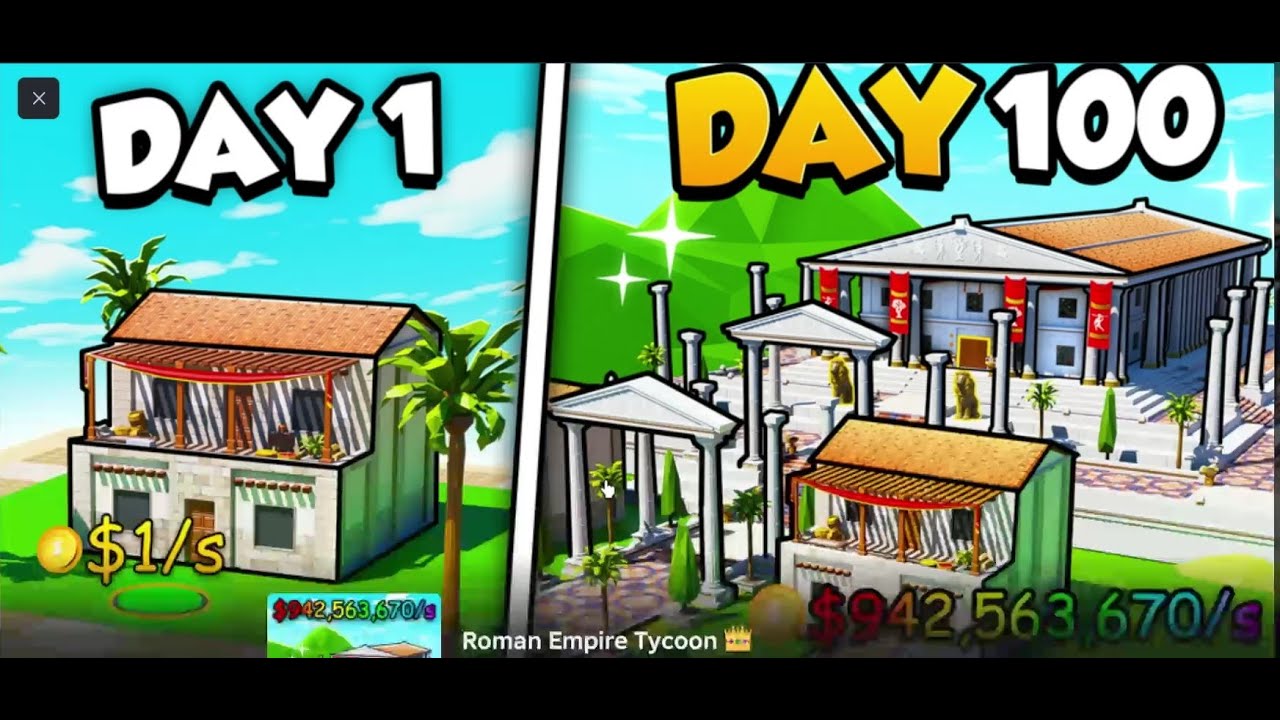 Mr_icequeen plays Roman Empire Tycoon [on Roblox] (made by One Thought Tycoons)