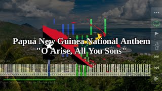 Papua New Guinea National Anthem O Arise, All You Sons - Piano