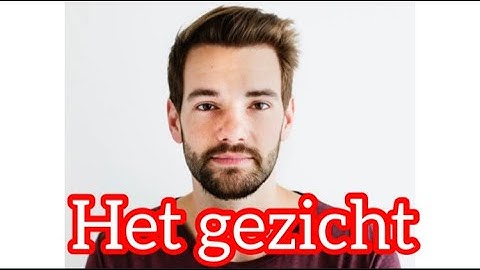 Nederlands leren (BE) - het gezicht (le visage / the face)