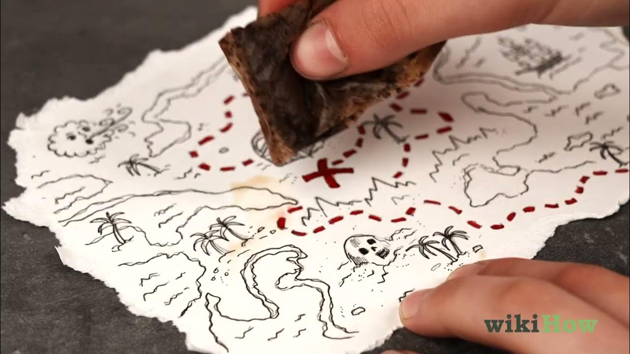 How to Make a Treasure Map - YouTube