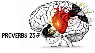As a man thinks in his heart, so is he.” — Proverbs 23:7