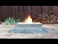 How to make an outdoor concrete fire pit
