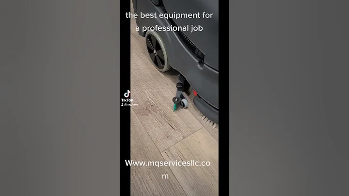 using a scrubbing machine for best results