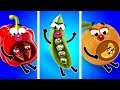 BABY VEGGIES ON BOARD | Clumsy Doodles Turned Parents | Get Ready for a Giggle Marathon by DOODLAND