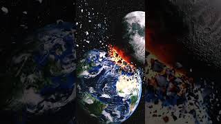 moon crash with earth