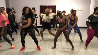 Coach Cass and Tamara Jones African Dance Blast  Group Choreo