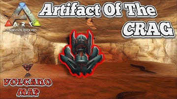 Where To Find The Artifact Of The Crag | Ark: Volcano Map Guide