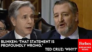 SHOCK MOMENT: Cruz Tells Blinken 'You And Pres. Biden Funded The Oct. 7 Attacks' Through Iran Policy