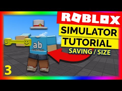 Roblox Scripting Tutorials Learn Roblox Coding With Alvinblox - how to make a simulator on roblox part 3 data saving size scripting