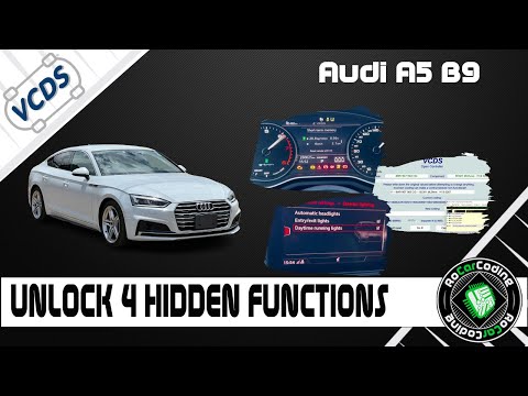 5 HIDDEN AUDI A5 B9 FEATURES ACTIVATED WITH VCDS 🚗🔧