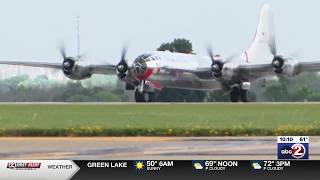Two World War II-era planes on display at Appleton International Airport through Sunday