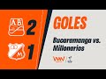 Bucaramanga vs. Millonarios (goles) | Liga BetPlay Dimayor 2026-1 | Fecha 1